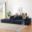 Canapé modulaire surdimensionné en L Chenille-1317202955-1317202954