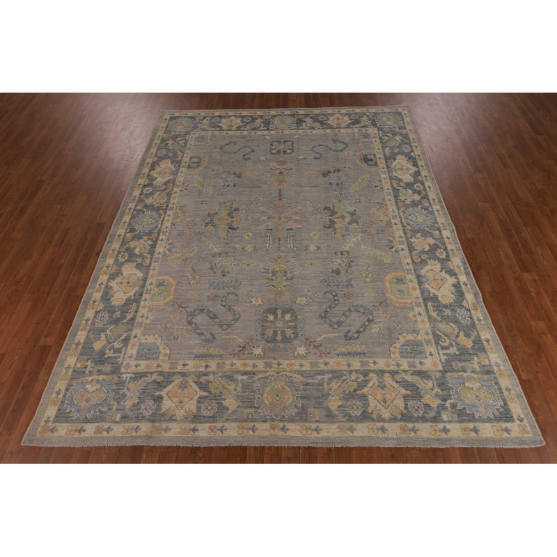 Vegetable Dye Oushak Turkish Area Rug 8x10
