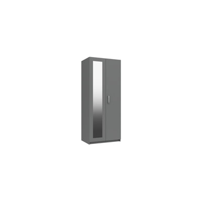 Narvaez 2 Door Manufactured Wood Wardrobe