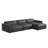 Hamall Nathan Full Aniline Leather Modular Sofa With Down Feather-932202395-932187569