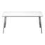 Table basse, table d'appoint, cocktail, rectangulaire, salon, stratifié L 40 po, métal, contemporain, moderne-1237075864-1237075863