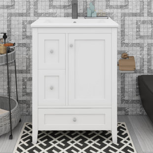 Meuble-lavabo de 24 po avec tablette réglable