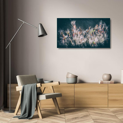 Reproduction d'art sur toile Beachcrest Home ™ Lenzen, Klaus, "Position Battles" 967605