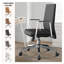 Fauteuil de bureau rembourré en cuir Waide-1404872406