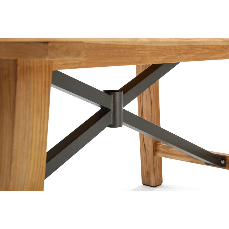 Truss Outdoor Teak Dining Table