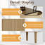 Table basse carrée ovale relevable de 40 pouces avec compartiment de rangement dissimulé-2001880190