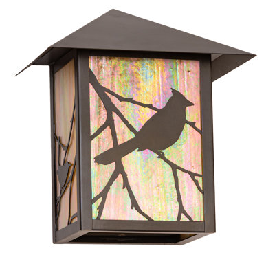 9" Wide Seneca Song Bird Right Wall Sconce