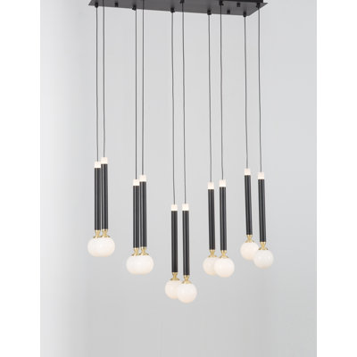 10 - Light Black LED Kitchen Island Pendant