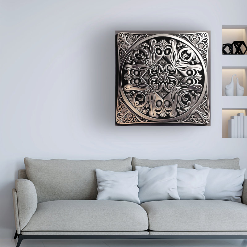 Art sur toile Sasha Arabesque II, H 14 po x l 14 po