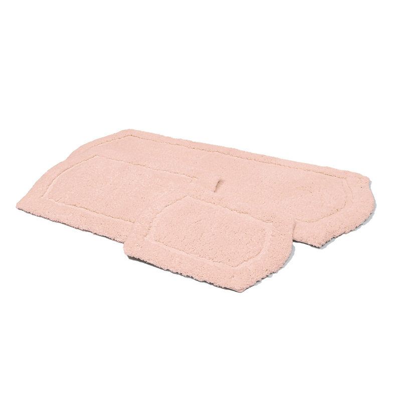 Florac Non-Slip Bath Rug, Blush