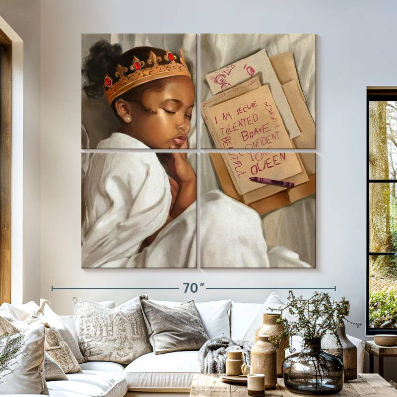 Leisha Even When Iv¢m Sleeping - Girl, 57" H x 57" W
