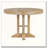 5-Piece Extendable Round Dining Set with Upholstered Chairs