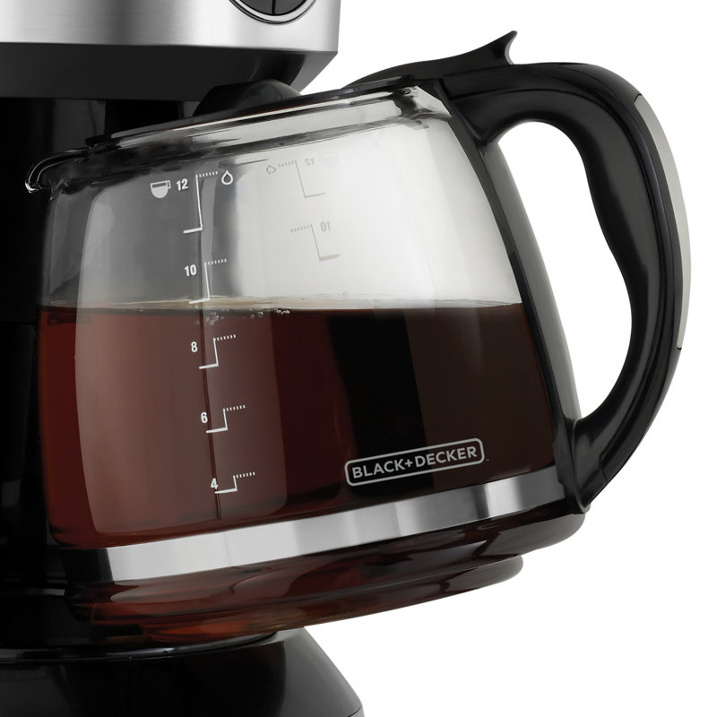 Cafetière 12 tasses, Acier inoxydable
