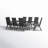 Salem Rectangular 8 - Person 82.6" Long Dining Set-94192191