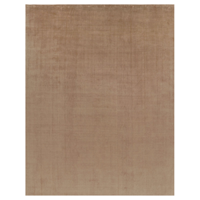 Textural Handmade Kilim Silk Area Rug