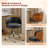PU Modern Accent Swivel Chair Office Chair Adjustable Height For Home Office & Living Space-768628872