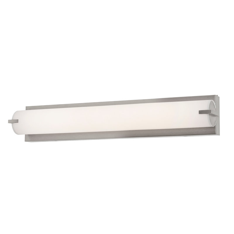 Dimmable LED Bath Bar, Satin Nickel