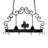 Metal Handcrafted Oval Hanging Pot Rack