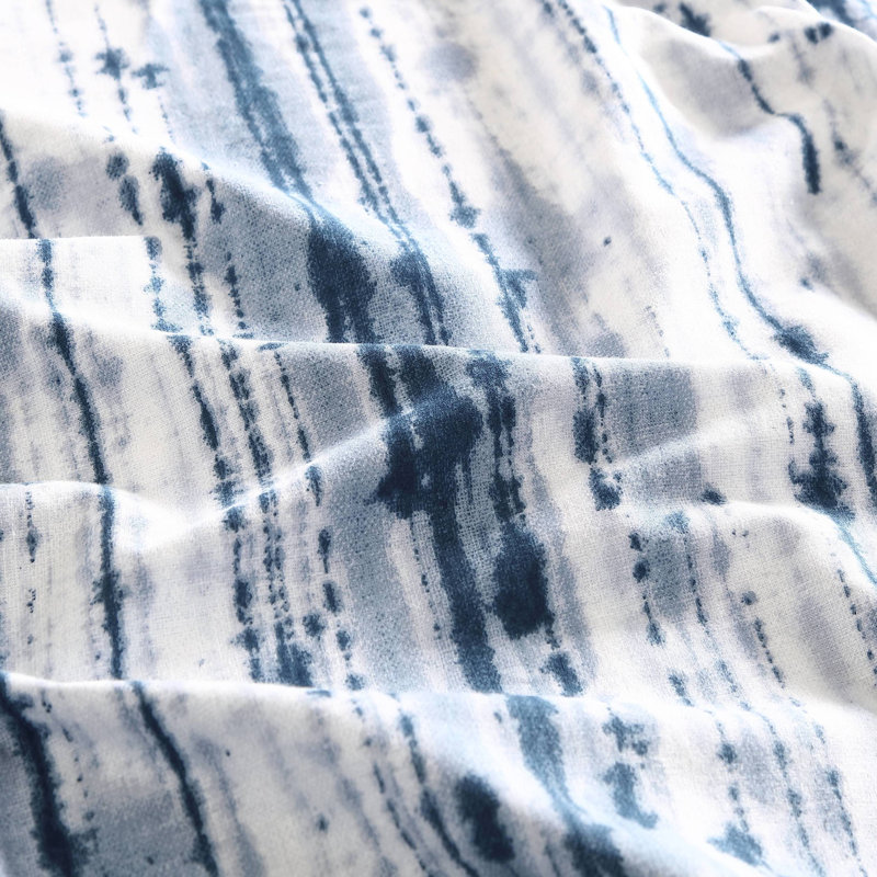 Sokal Blue Reversible Cotton Full Comforter Set