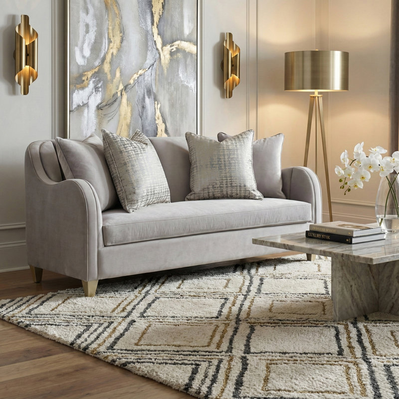 Roxbury Park 69'' Velvet Loveseat