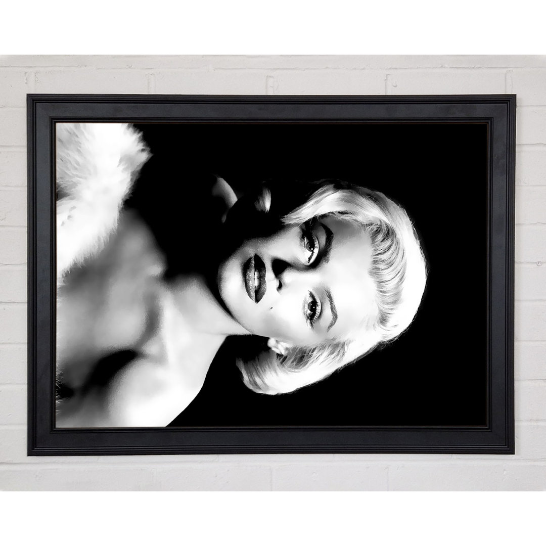 Marilyn Monroe Klassisch B N W - Druck