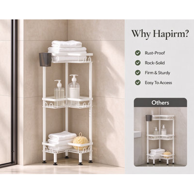 Freestanding Stainless Steel Shower Caddy