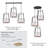 3-Light Linear Canopy - Black Finish-121780818