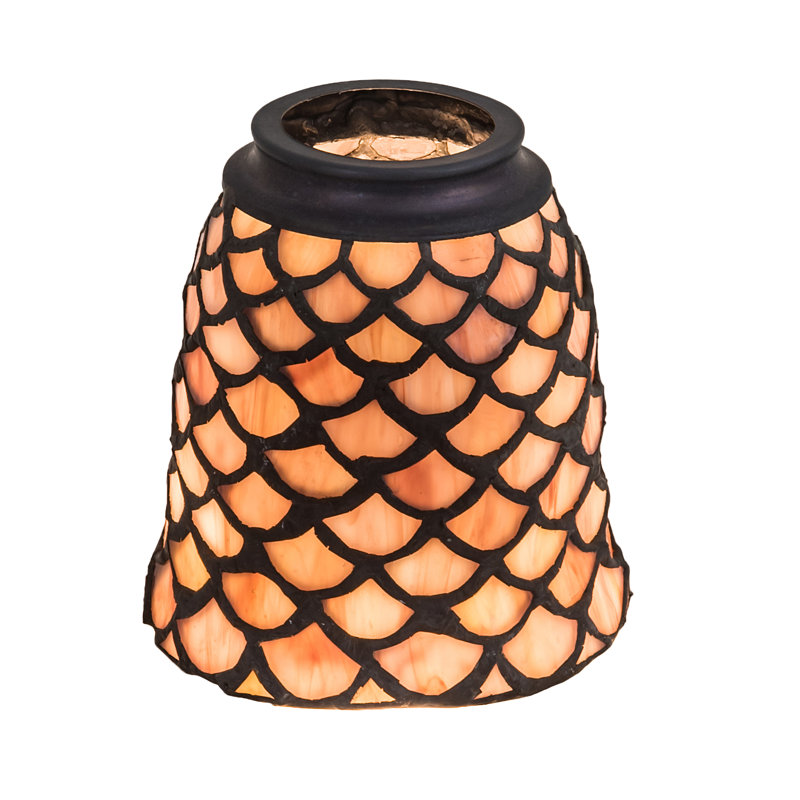 Tiffany Fishscale Fan Lighting Shade