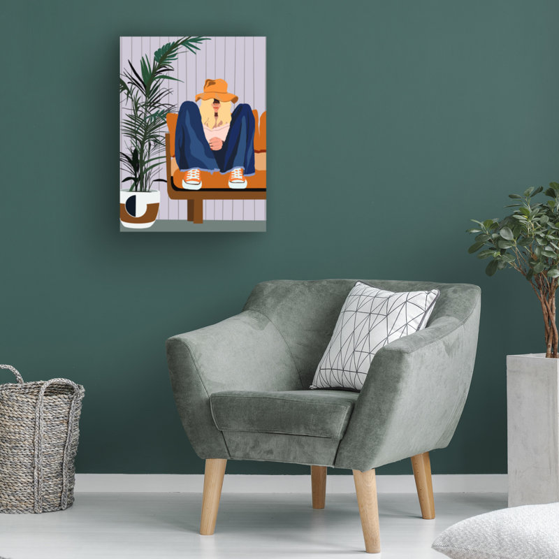 Art sur toile, "Bachelor Emel Tunaboylu Ratio" par Bohonewart, H 14 po x l 19 po