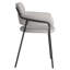 Ensemble de 2 chaises de salle à manger Ali en gris et noir Ali-1009128282