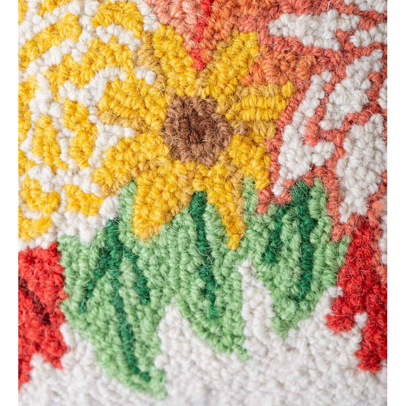  Coussin en duvet floral