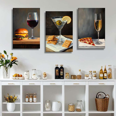 3 Piece Wrapped Canvas Print
