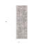 Tapis de couloir abstrait 8 pi gris et orange