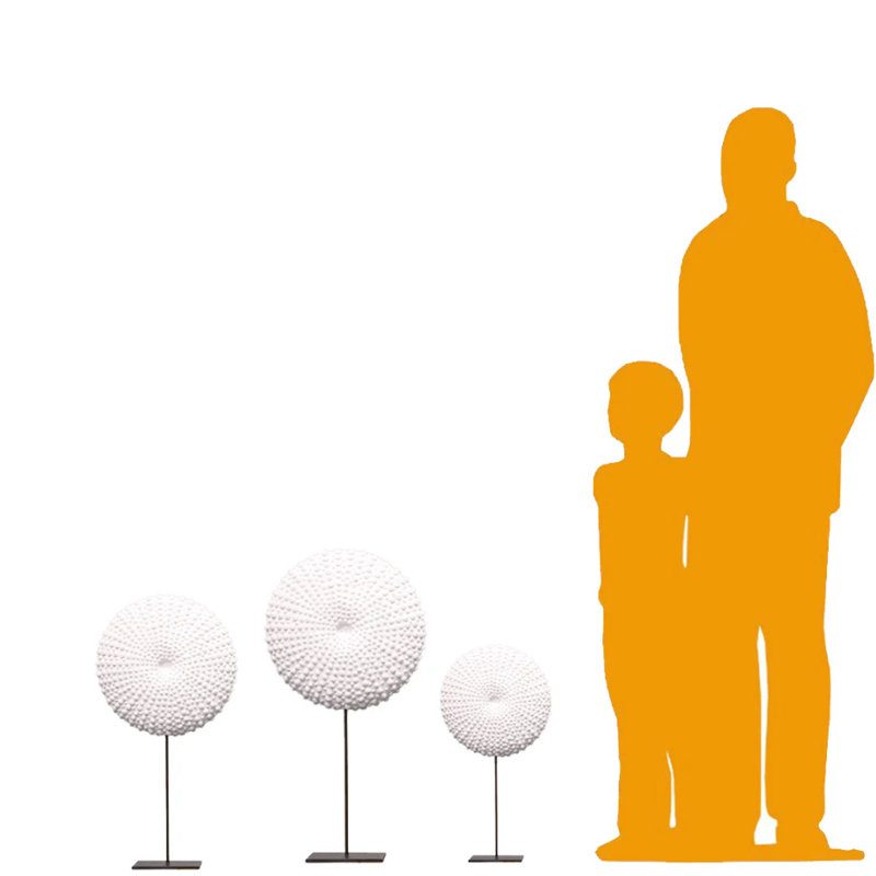 Statue fossile sur pied, H 16 po x l 8 po x P 4 po