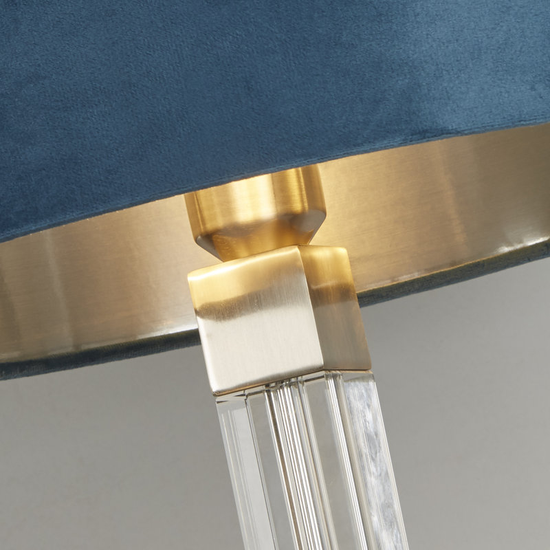 Chrisann Table Lamp, Teal