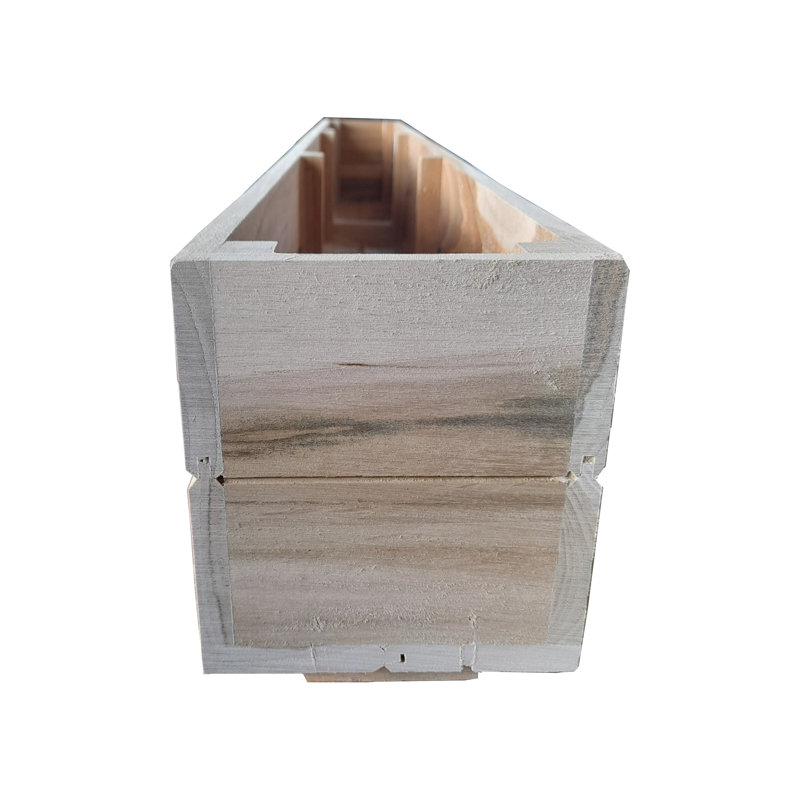 Mervela Handmade Wood Window Box Planter, 6.13" H x 48" W x 5" D