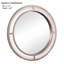 Ensemble de meuble-lavabo 1Pc avec tabourets rembourrés Glam Style