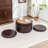 27.5‘’ Wide Genuine Leather Storage Ottoman With Two Floor Cushion-978537641