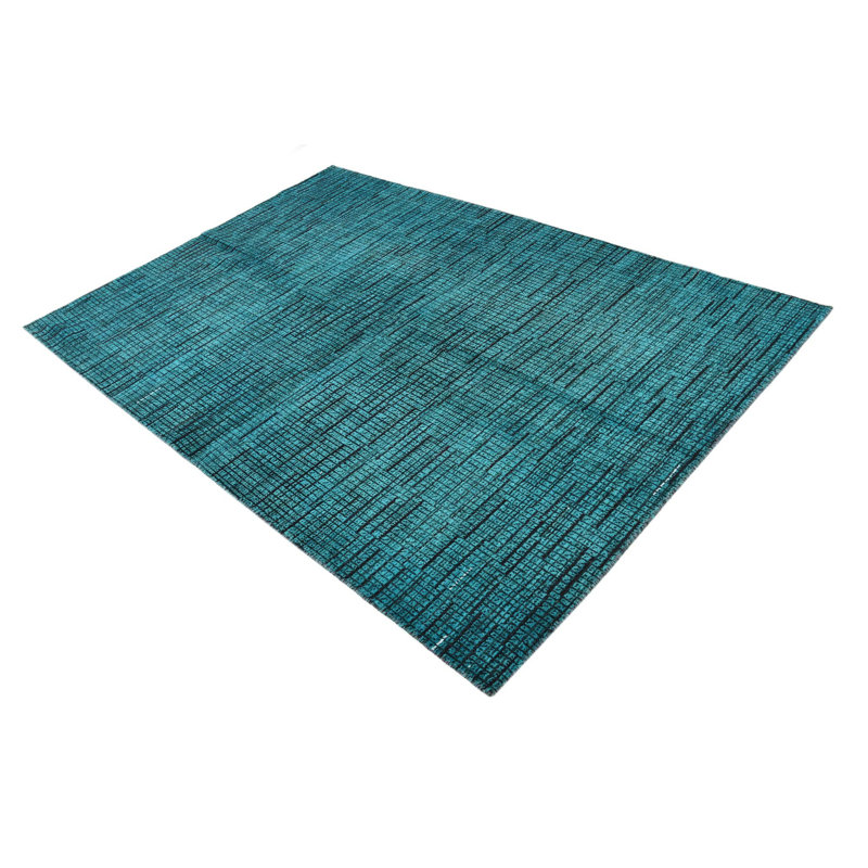 Tapis turquoise 5 x 8