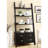 Cappuccino 5 - Shelf Bookshelf With Four Drawers, 72 Inches Tall, 33.5 Wide, 16.5 Deep, Office Space Saving Design, Open Back Type Construction, Storage Option