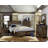 Classic Transitional Design Nightstand Burnished Finish Solid Rubberwood Bedroom Side Table Rustic Look Furniture