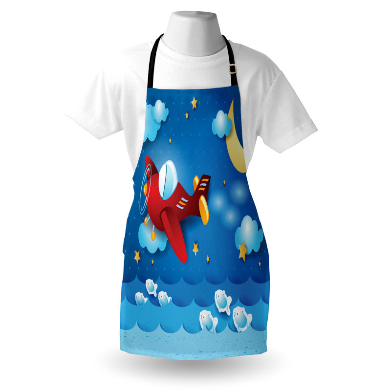 No Pattern Bib Apron