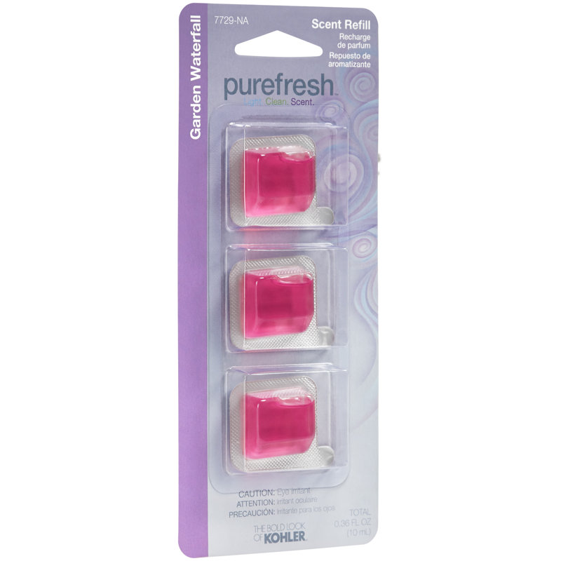 Recharges de parfums pour siège de toilette Purefresh, cascade de jardin Purefresh