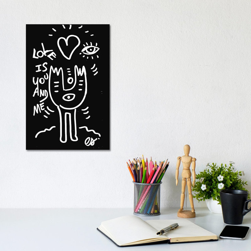 Love Is You And Me by Emmanuel Signorino - Wrapped Canvas Print, 30.48cm H x 20.32cm W x 1.905cm D