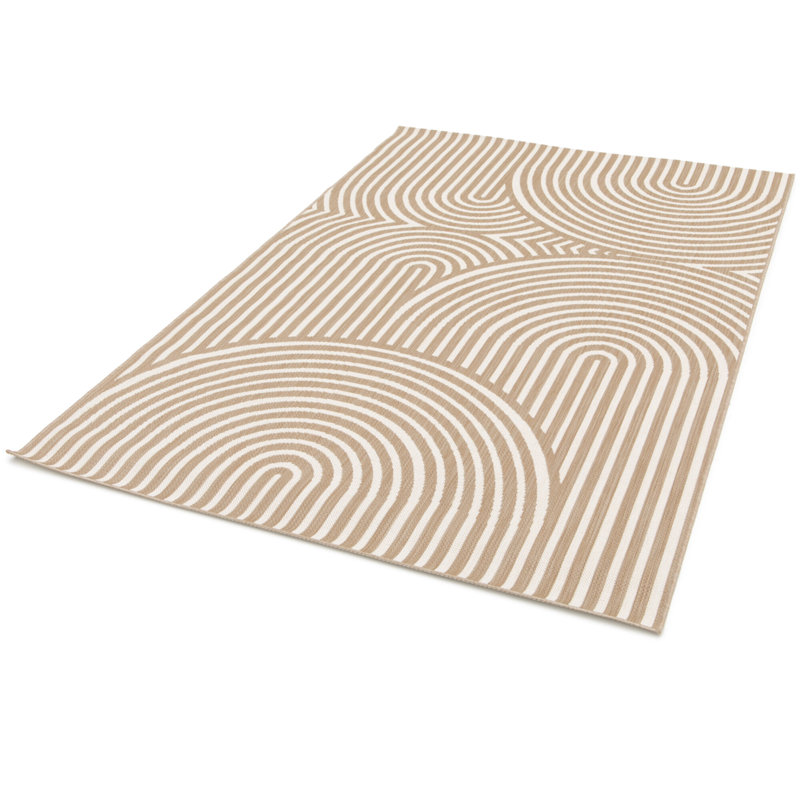 Geometric Indoor / Outdoor Area Rug, Rectangle 160 x 230 cm