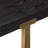 Aarsh Oak Metal Base Dining Table