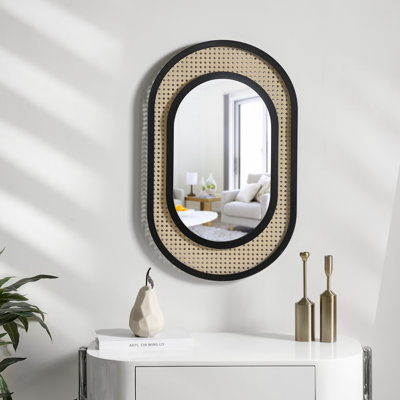 Miroir mural oval