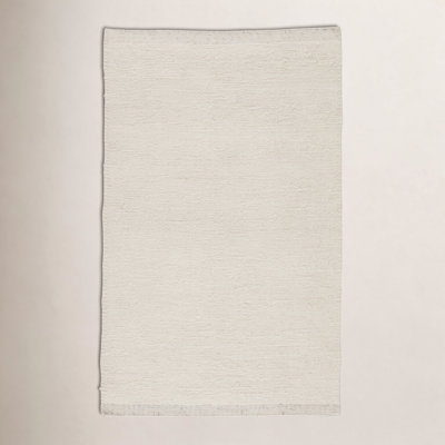 Ada Cream Hand-Woven Wool Rug