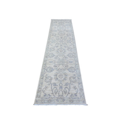Tapis de couloir peshawar en laine noué à la main 2 pi 6 po x 9 pi 10 po B20F296393444E31B90550C06C393342