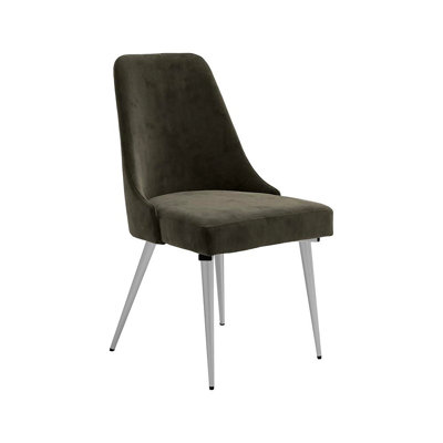 Chaise d'appoint rembourrée (ensemble de 2)
